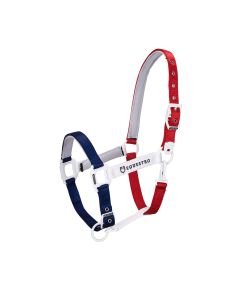 Cabestro de nailón con mosquetón Equestro