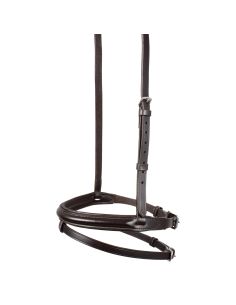 Brida de muserola flash de cuero 2