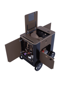 Yurt armario guadarnés chocolate 2