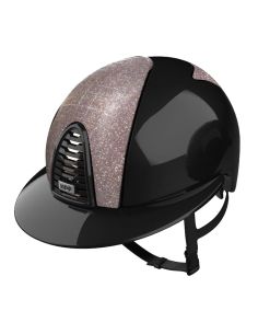 Casco Kep Cromo 2.0 Polish Negro/paneles de tejido galaxia rosa large