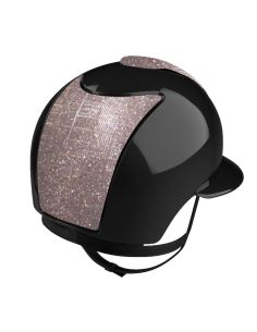 Casco Kep Cromo 2.0 Polish Negro/paneles de tejido galaxia rosa large 2