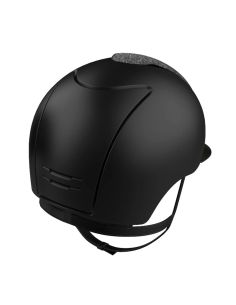 Casco Kep Cromo 2.0 textil negro/panel frontal tejido star negro large 2