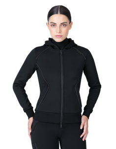 Sudadera Arctic Zip Hoodie Negro Maximilian