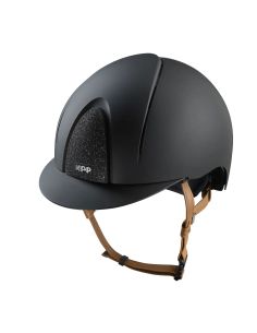 Casco Kep Smart Nova Textil Negro Correas Beige Tejido Star Negro