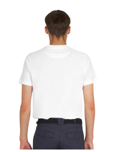 Camiseta básica hombre Equestro blanco 2
