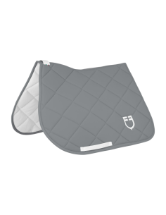 Oferta Mantilla de salto acolchada gris/blanco GP con interior de panal