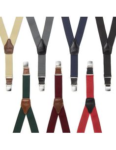 Tirante Lexhis Elástico con Pinzas/Cuero y Cinta Lisa 2