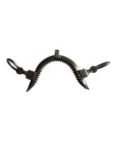 MUSEROLA VAQUERA INOX ENVEJECIDO PILARES CORTOS